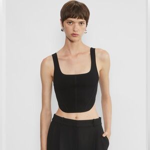 Aritzia Babton Sculpt Knit Bustier Tank - Size XS